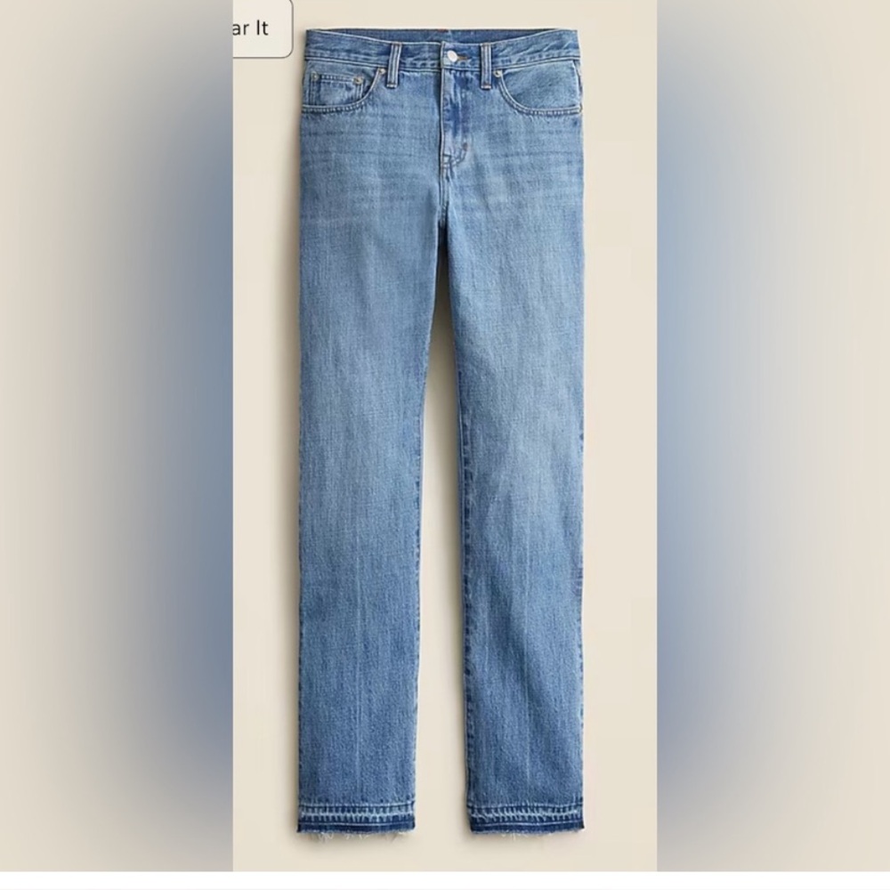 NWOT JCrew Mid-Rise ‘84 Straight Jean Size 31